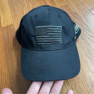 Voodoo tactical Black Men's Baseball Cap with Flag New